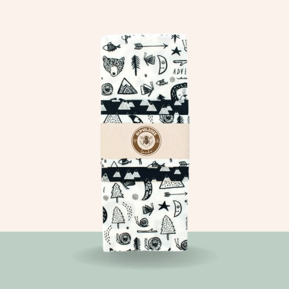 Beeswax Food Wraps: Camping Adventure Set of 3